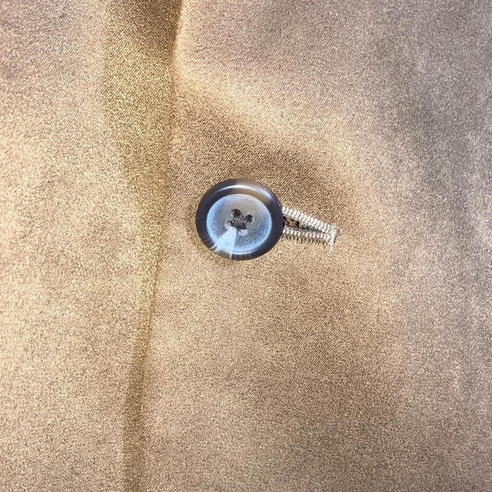 Vtg‎ Ralph Lauren Men's Camel Brown Moleskin Blazer Sport Coat Buttons Pockets
